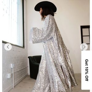 COPY - Dressed in Lala sequin duster